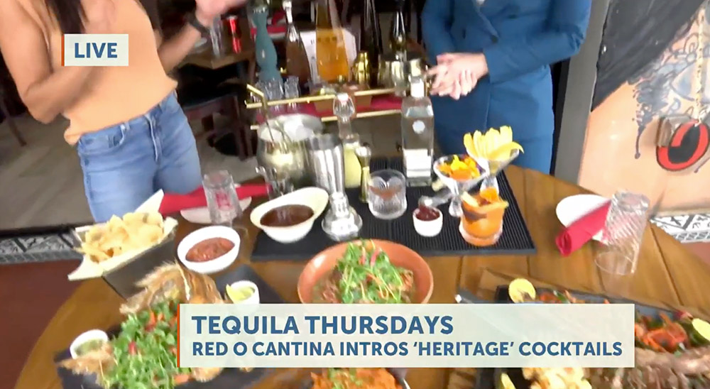 NBC Los Angeles Tequila Thursday at Red O Cantina Hispanic Heritage Month Heritage Cocktails
